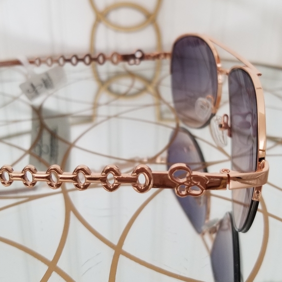 Jessica Simpson Accessories Nwt Jessica Simpson Rose Gold Aviator Sunglasses Poshmark